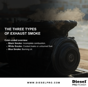 The Three Types Of Exhaust Smoke For Diesel Engines